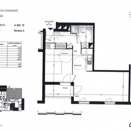  Annonces GRENOBLE : Appartement | GRENOBLE (38000) | 49 m2 | 653 € 
