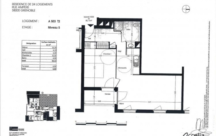 Annonces GRENOBLE : Appartement | GRENOBLE (38000) | 49 m2 | 653 € 